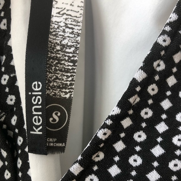 Kensie Black and White Dress - Picture 5 of 5